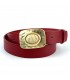 CINTURON PLACA BTST14193 ROJO