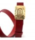 CINTURON PLACA BTST14193 ROJO