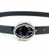 CINTURON PLACA BTST14190 NEGRO