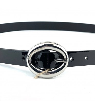 CINTURON PLACA BTST14190 NEGRO