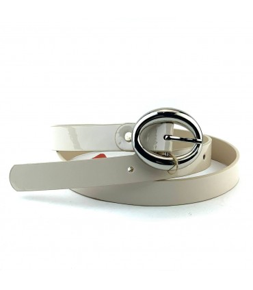 CINTURON PLACA BTST14190 BLANCO
