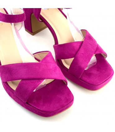 SANDALIA FIESTA TIRA CRUZADA W6920 MORADO