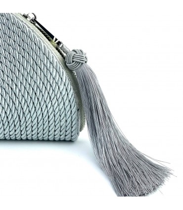 BOLSO FIESTA PLATA CUERDAS AST20564 3