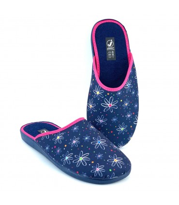ZAPATILLA CASA MUJER JAVER 30-447 MARINO