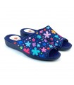 ZAPATILLA CASA MUJER FLORES ALCALDE 5002 MARINO