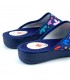 ZAPATILLA CASA MUJER FLORES ALCALDE 5002 MARINO