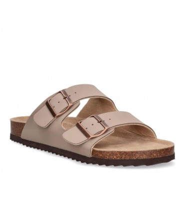 CHANCLA DOS HEBILLAS ETIKA 41012 TAUPE