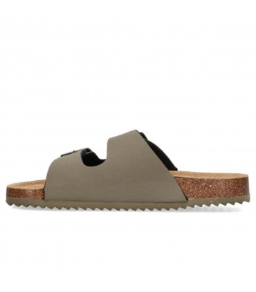 CHANCLA DOS HEBILLAS ETIKA 41012 KAKI
