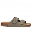 CHANCLA DOS HEBILLAS ETIKA 41012 KAKI