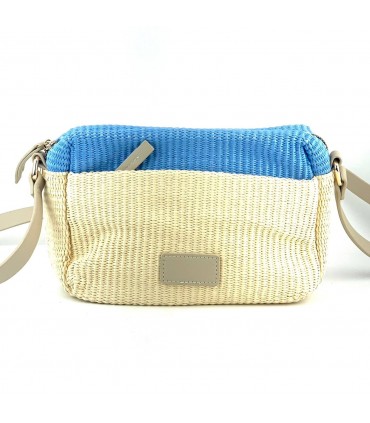 BANDOLERA RAFIA JYL67836  AZUL