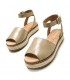 SANDALIA PLATAFORMA MUSTANG C56022 SWEET CHAMPAGNE