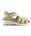 SANDALIA CERRADA AMARPIES ABZ28657 PLATINO