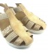 SANDALIA CERRADA AMARPIES ABZ28657 PLATINO