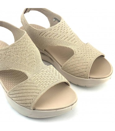 SANDALIA CONFORT AMARPIES ABZ28655 BEIGE