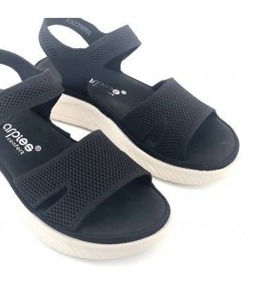 SANDALIA CONFORT AMARPIES ABZ28660 NEGRO