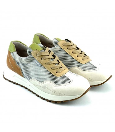 ZAPATILLA CASUAL PICADO D,ANGELA DLH28000 BEIG