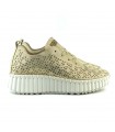 ZAPATILLA CONFORT PLATAFORMA D,ANGELA DOG28234 PLATINO