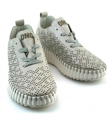 ZAPATILLA CONFORT PLATAFORMA D,ANGELA DOG28234 PLATA