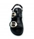 SANDALIA PLATAFORMA ISTERIA 25056 NEGRO