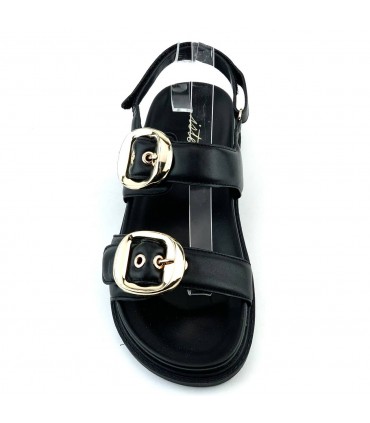 SANDALIA PLATAFORMA ISTERIA 25056 NEGRO
