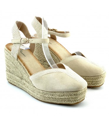 CUÑA CERRADA YNDA TF3395 BEIGE