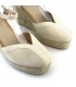 CUÑA CERRADA YNDA TF3395 BEIGE