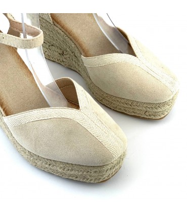 CUÑA CERRADA YNDA TF3395 BEIGE
