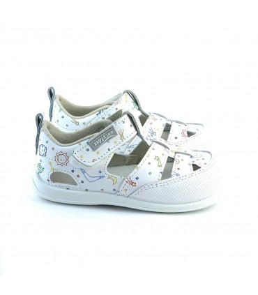 SANDALIA RESPETUOSA ZAPY FLEX AJ202701 ESPINO BLANCO