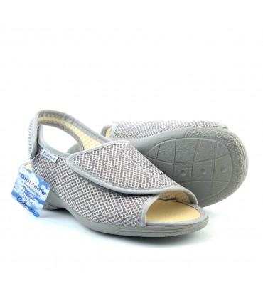 SANDALIA VELCROS CABRERA 5168Y GRIS