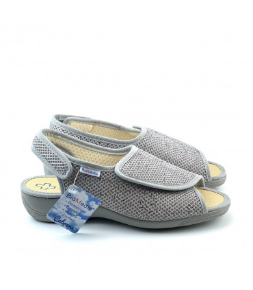 SANDALIA VELCROS CABRERA 5168Y GRIS
