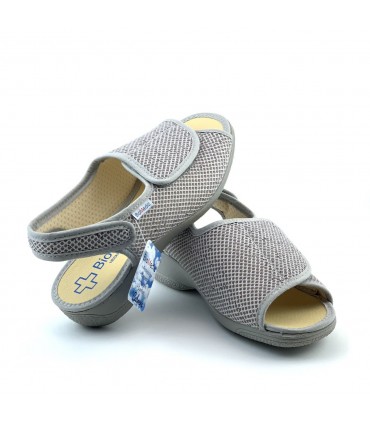 SANDALIA VELCROS CABRERA 5168Y GRIS