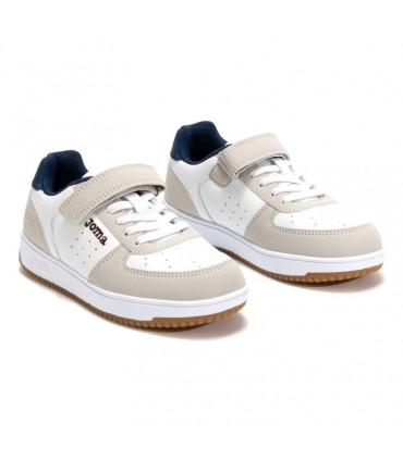 ZAPATILLA JOMA PIPE JR 2502 WHITE BEIGE