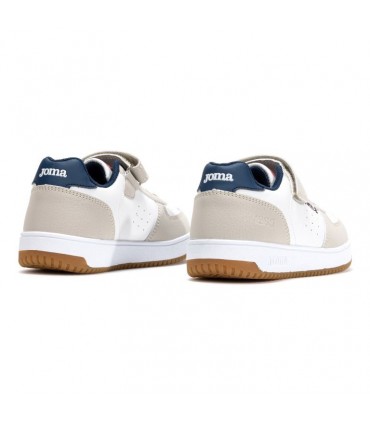 ZAPATILLA JOMA PIPE JR 2502 WHITE BEIGE
