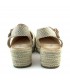 SANDALIA CUÑA CONFORT BEIGE Z5312
