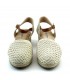 SANDALIA CUÑA CONFORT BEIGE Z5312