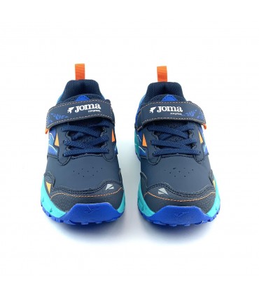 ZAPATILLA JOMA TUNDRA JR2503 NAVY BLUE ORANGE