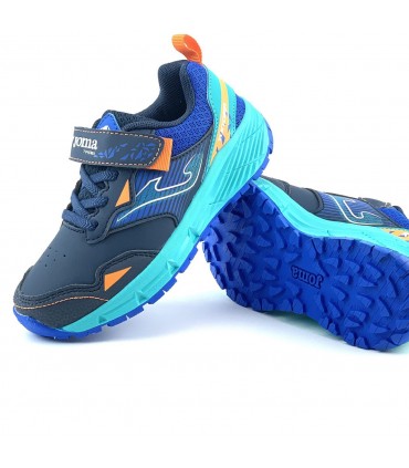 ZAPATILLA JOMA TUNDRA JR2503 NAVY BLUE ORANGE