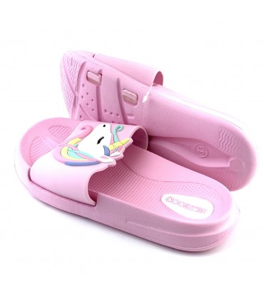 CHANCLA UNICORNIO 40-469 GEMA ROSA