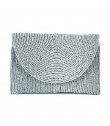 CARTERA METALIZADA BRILLO NBNV5236 PLATA