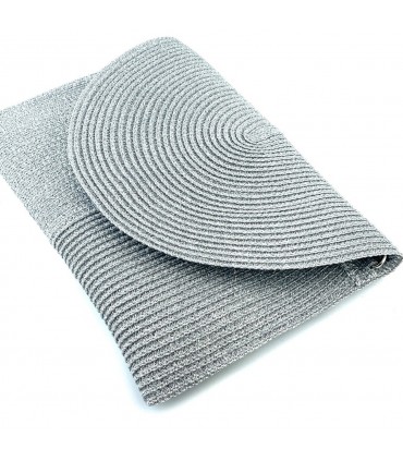 CARTERA METALIZADA BRILLO NBNV5236 PLATA