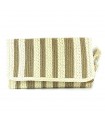 CARTEERA RAFIA NBNV5235 BEIGE   ORO