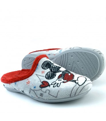 ZAPATILLA CASA VULCA-BICHA 1386 ROJO MICKEY