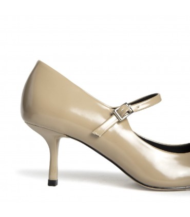 ZAPATO HEBILLA TACON M5776 CAMEL