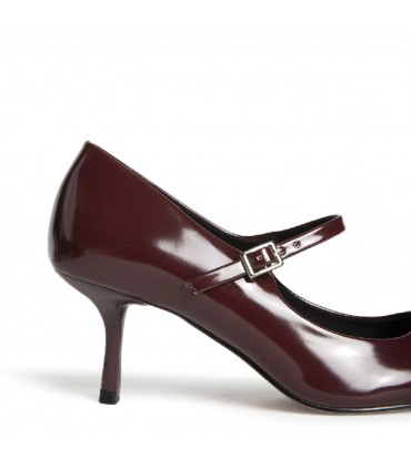 ZAPATO HEBILLA TACON M5776 BURDEOS