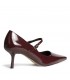 ZAPATO HEBILLA TACON M5776 BURDEOS