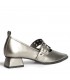 ZAPATO TACON BAJO CON HEBILLA M5740 PLOMO
