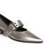 ZAPATO TACON BAJO CON HEBILLA M5740 PLOMO