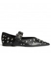 ZAPATO PLANO CHAPITAS M5635 NEGRO