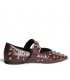 ZAPATO PLANO CHAPITAS M5635 BURDEOS