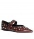 ZAPATO PLANO CHAPITAS M5635 BURDEOS